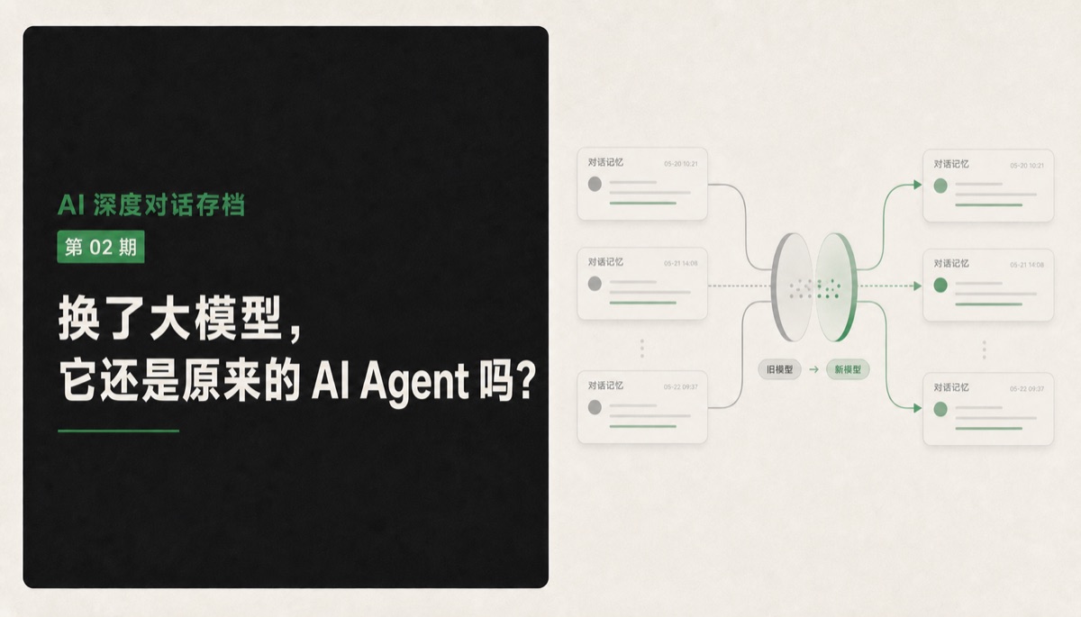 第 02 期封面：换了大模型，它还是原来的 AI Agent 吗？